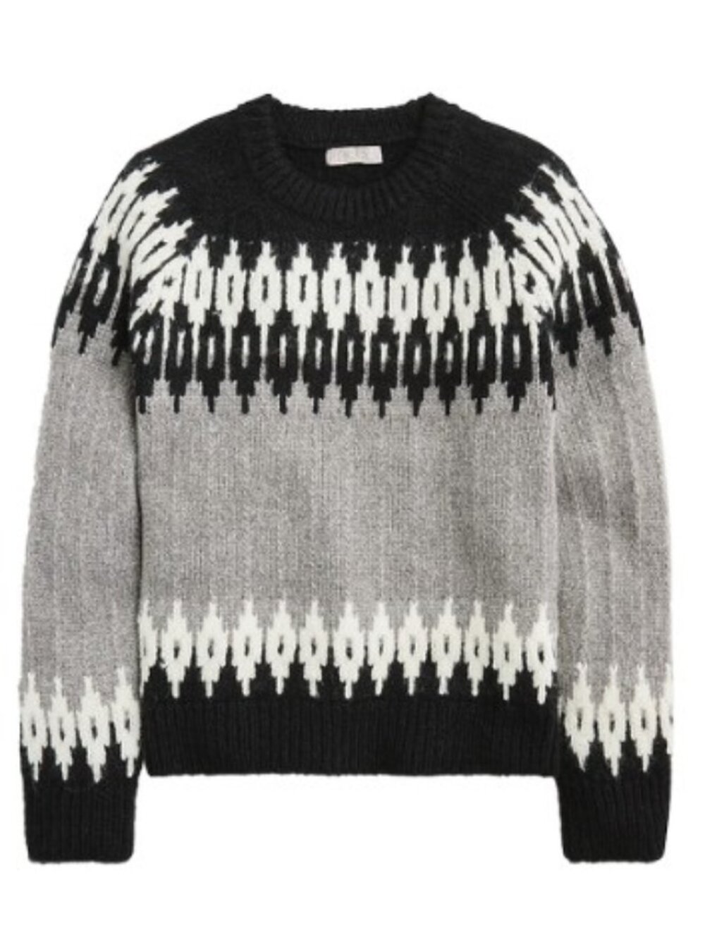NWOT J. Crew Fair Isle Crewneck Sweater